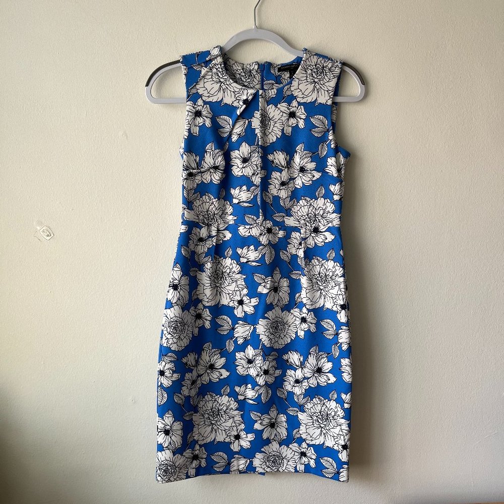 Banana Republic patterned sheath dress